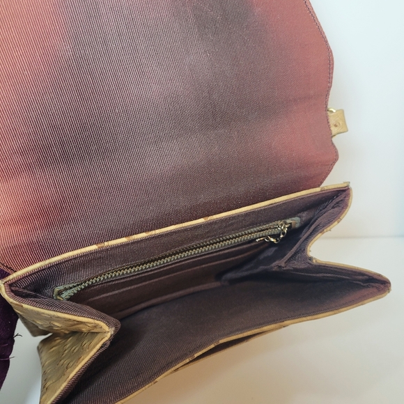 Vintage Viki Ostrich Leather Shoulder Bag - Picture 3 of 8